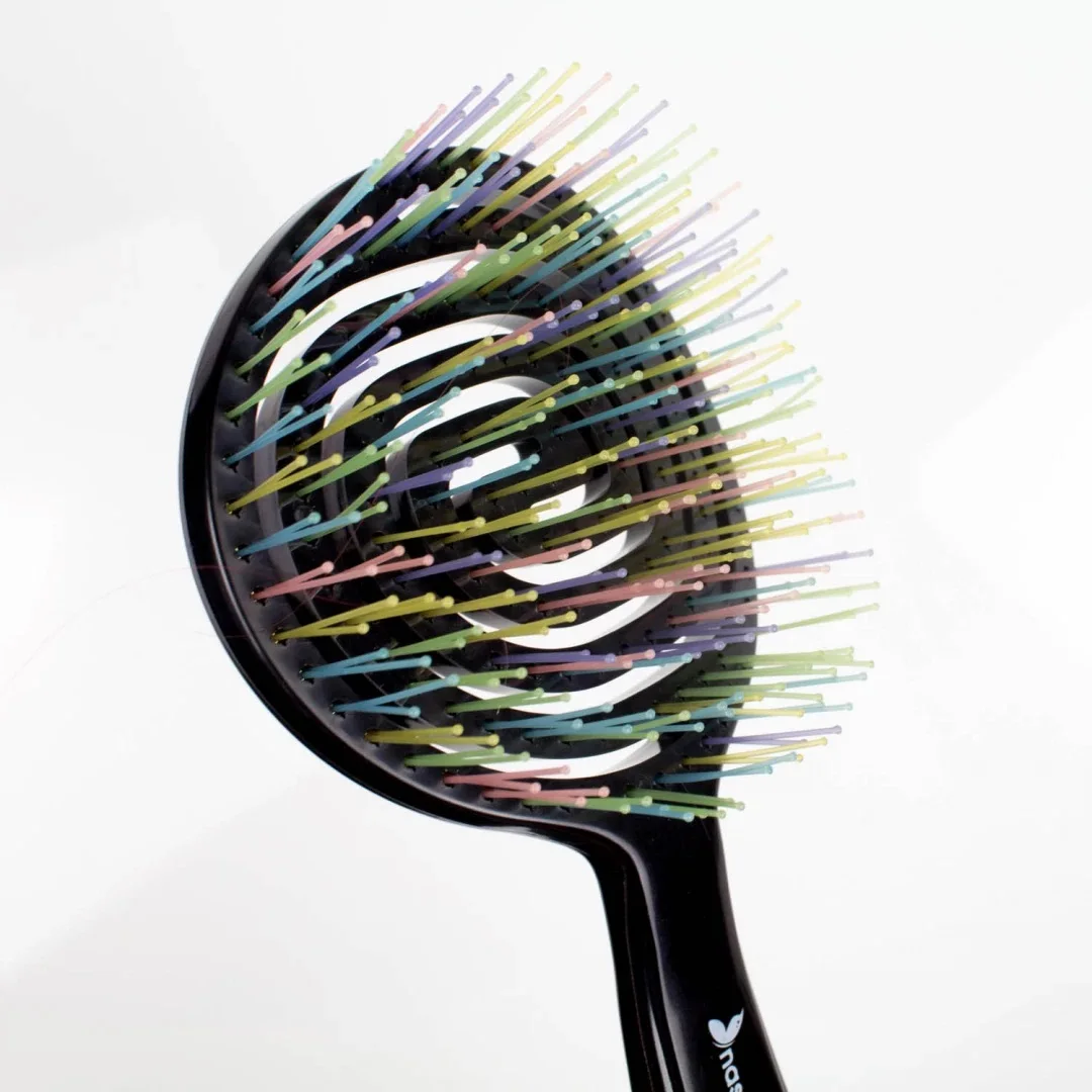

Pro Three-dimensional Oval Hair Brush lady girl comb hair