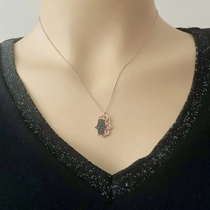 

Ожерелье из стерлингового серебра 925 пробы для женщин и девочек