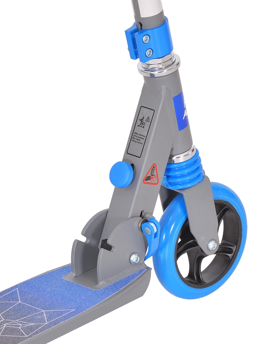 Scooter urban rush action wheels 145mm folding blue Kick scooter children | Спорт и развлечения