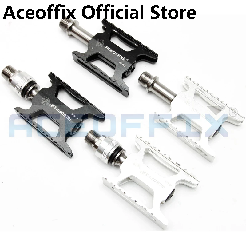 140 г Aceoffix Ультралегкая быстросъемная педаль для QR педали Brompton CNC titanium axis 3