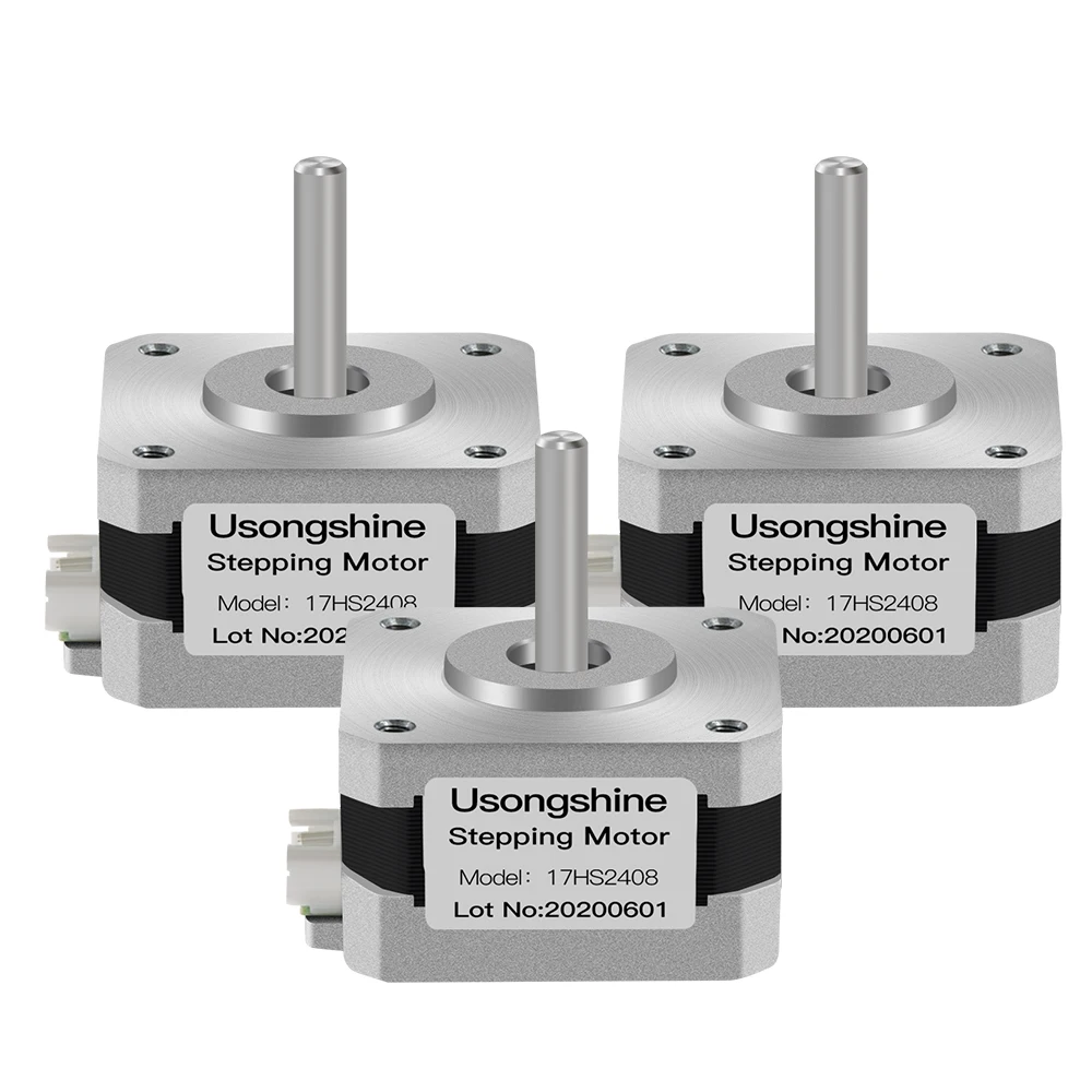 

5Pcs/lot Nema17 stepper motor 17HS2408 4-lead 42 motor 42BYGH 0.6A CE CNC Laser and 3D printer motor