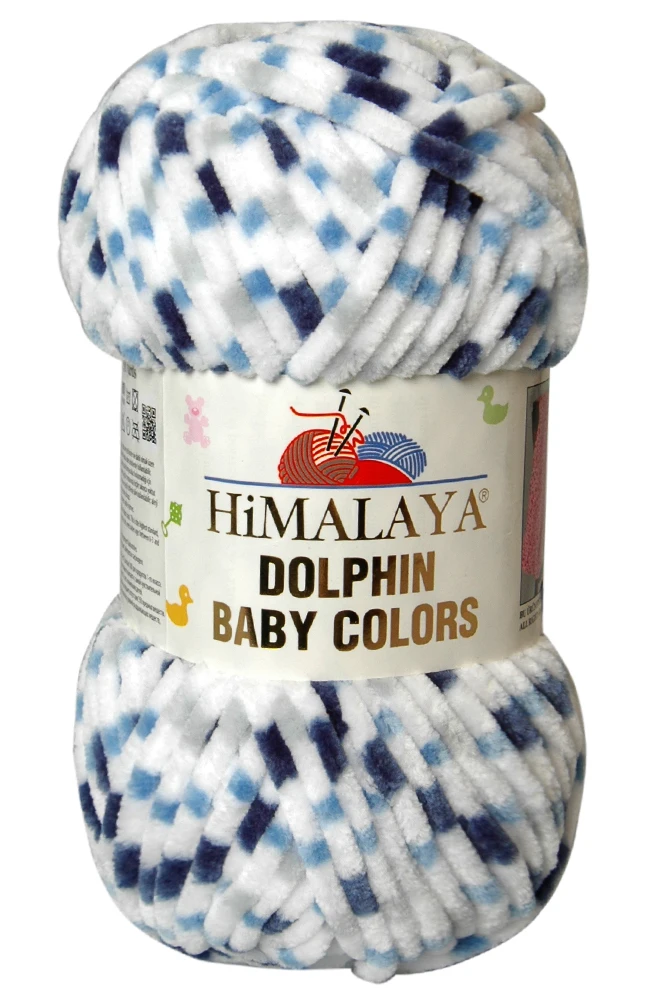 Himalaya Dolphin Baby Colors Супер громоздкая пряжа для вязания крючком 5 штук/мячи