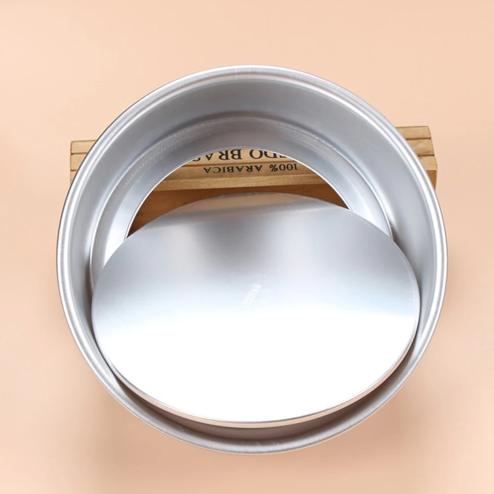 

2 to 12 inches Cake Mold Round Aluminum Alloy Bread Toast Dessert Baking Mold High Temperature Resistance