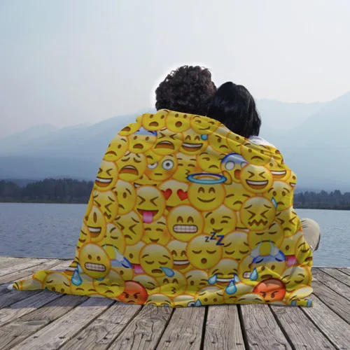 Плед 3D Emoji|Покрывало| |