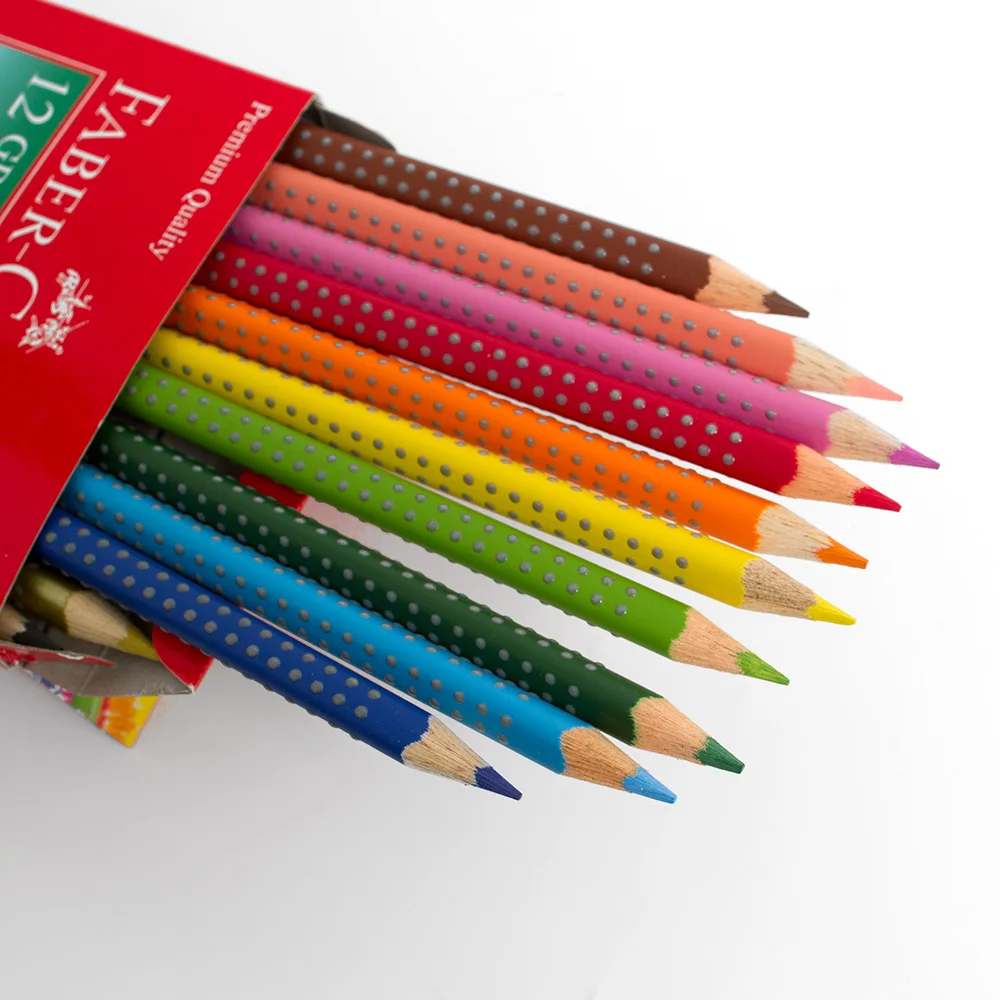 Цветной карандаш Faber-Castell картонный кошелек из 12 шт. с эффектом акварели