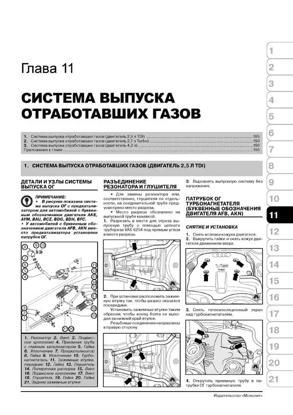 Руководство по ремонту для Audi Allroad / A6 Avant. Модели с 2000 года. ISBN: 978-617-577-035-1 |