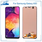 100% OEM AMOLED для Samsung Galaxy A50 A50s ЖК сенсорный экран amoled дисплей дигитайзер в сборе сменная рамка без битых пикселей