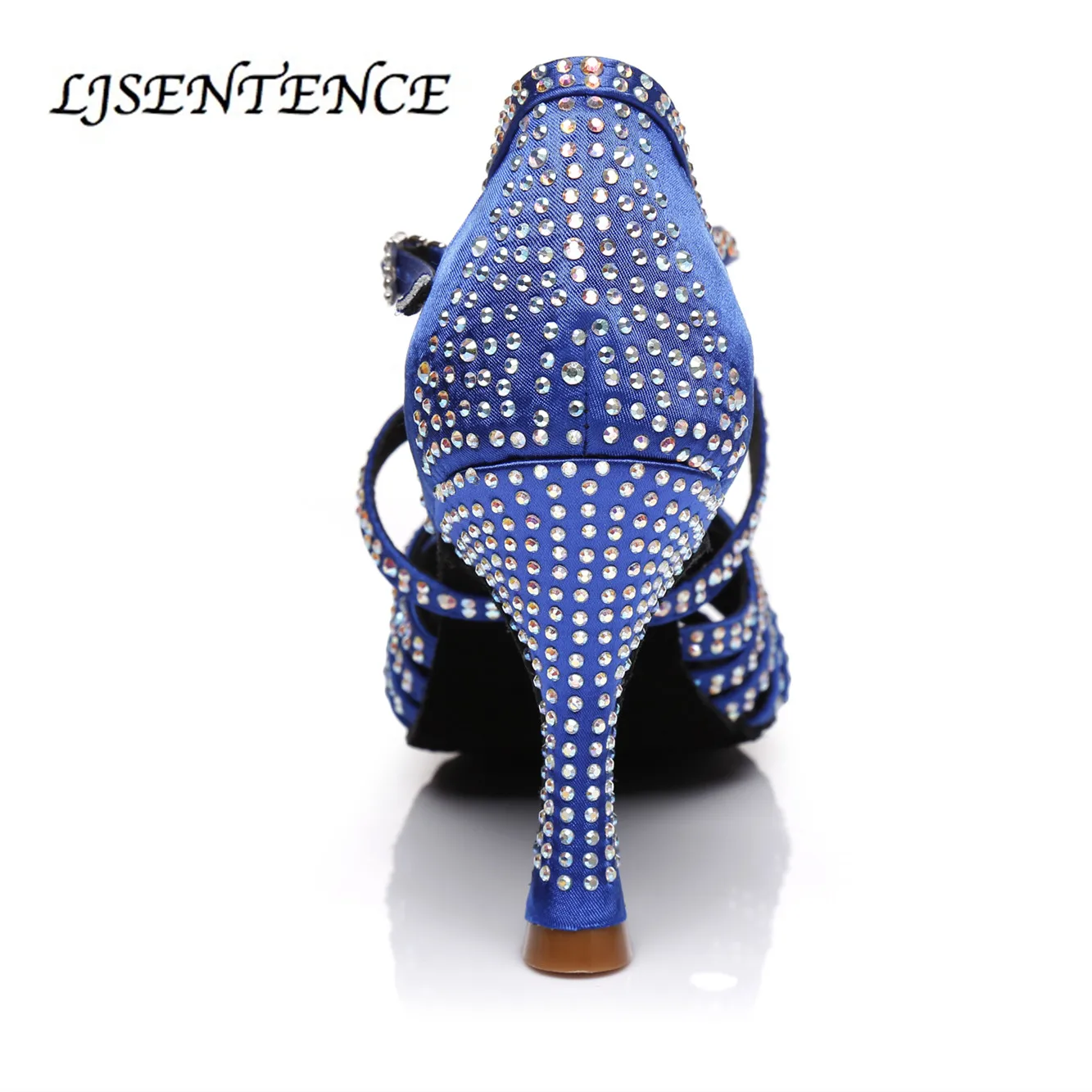 Для женщин вечерние Обувь для танцев латино на высоком каблуке из сатина