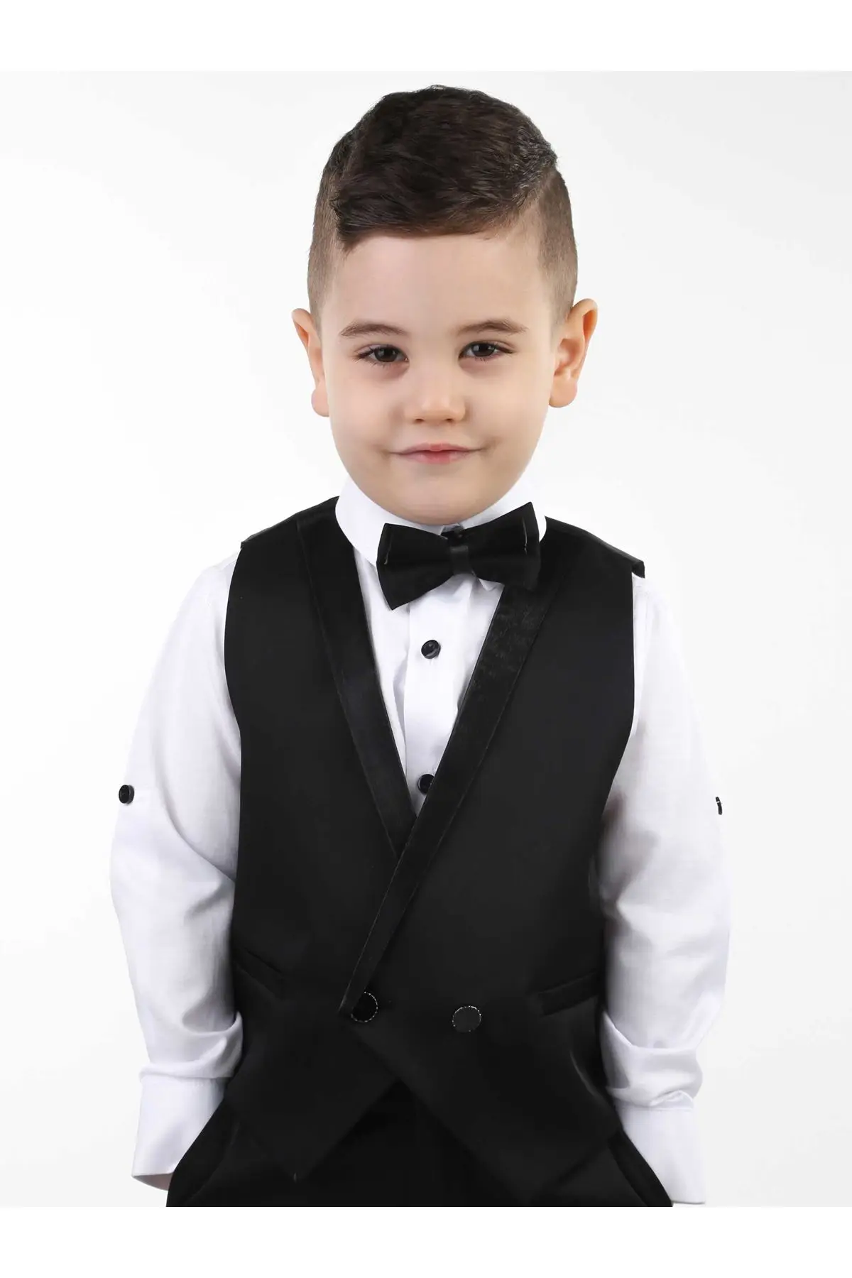 Комплекты одежды для мальчиков джентльменский галстук бабочка + рубашка брюки