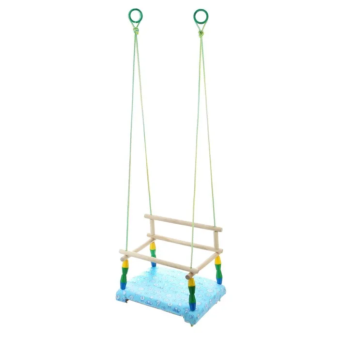 Качели детские с мягким сиденьем (комплект из 2 шт) | Игрушки и хобби