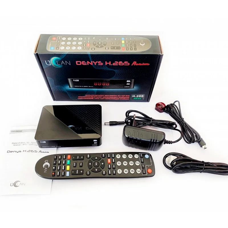 uClan Denys H.265 Premium с MULTISTREAM / T2MI Stalker порталами IPTV и пультом ДУ | Электроника