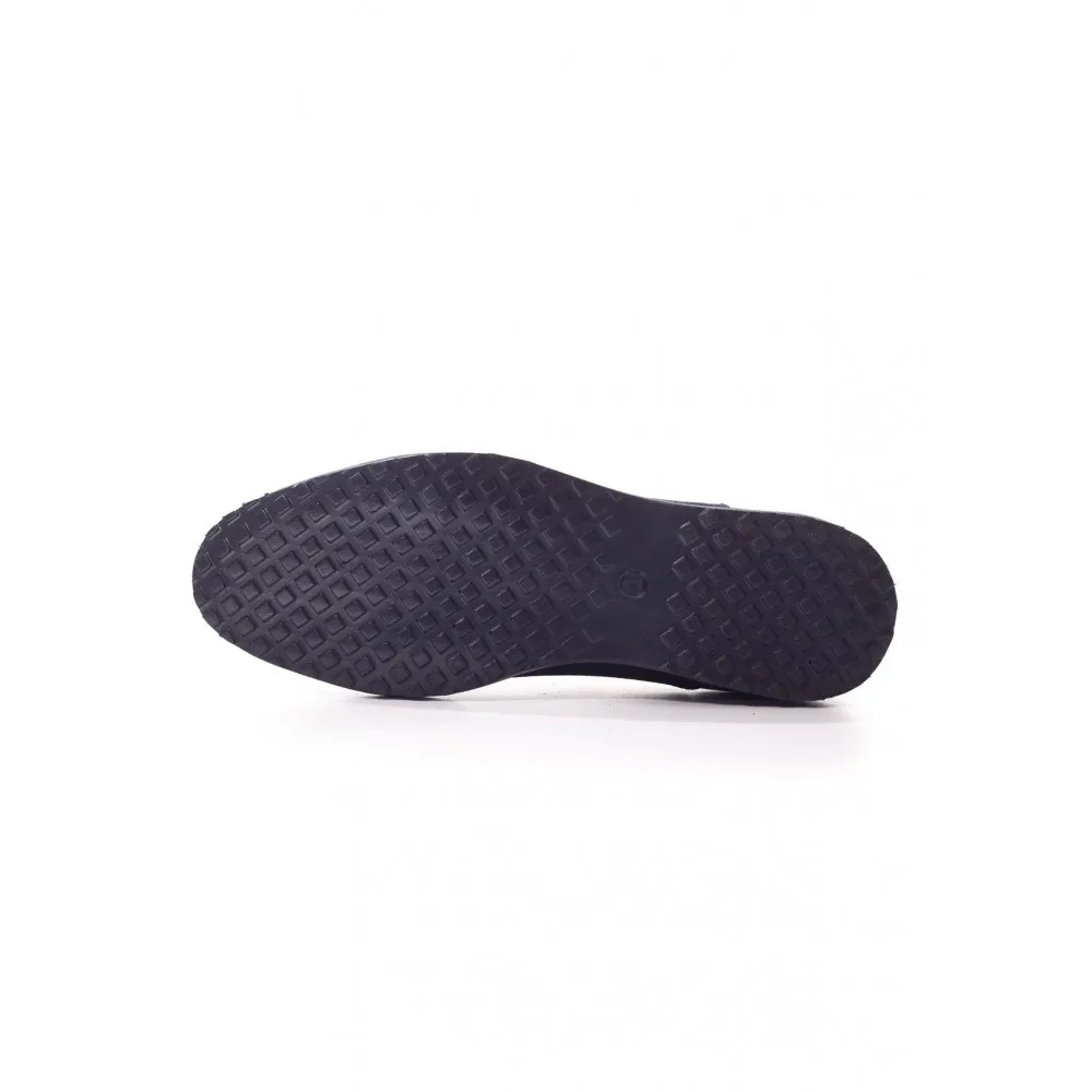 

Dark Blue Color Genuine Nubuck Leather New Season Fashion Comfortable Stylish Slip-On Classic Casual Man Shoes