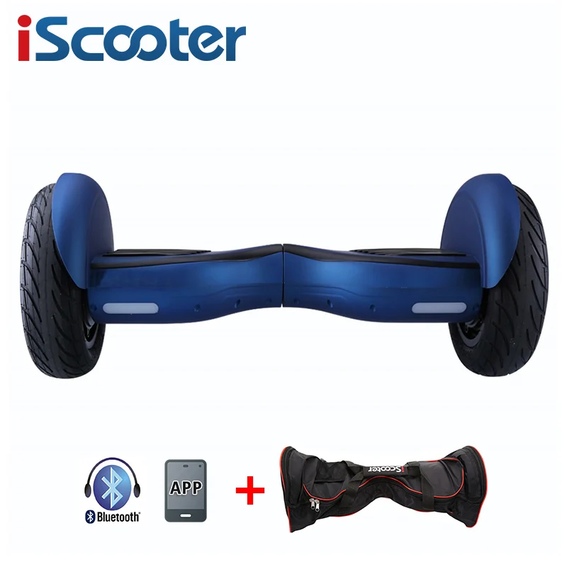 IScooter 10 дюймов Hoverbaord samsung батарея Электрический самобалансирующийся скутер для взрослых детей скейтборд 10 колес 700 Вт Ховерборд - Цвет: 10 inch