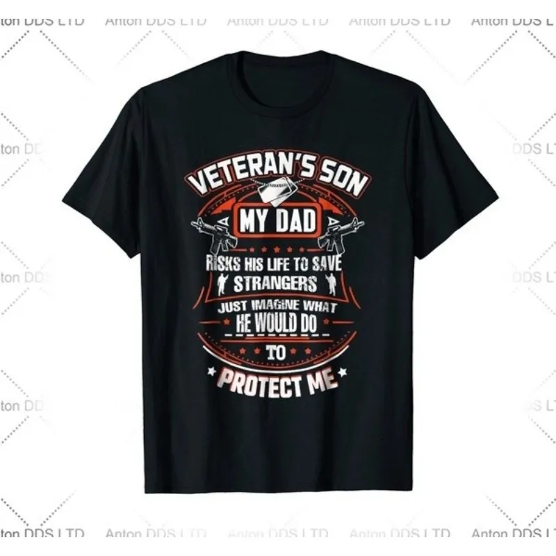 

Popular men's clothing Veteran Son My Risked His Life to Save Strangers T Shirt