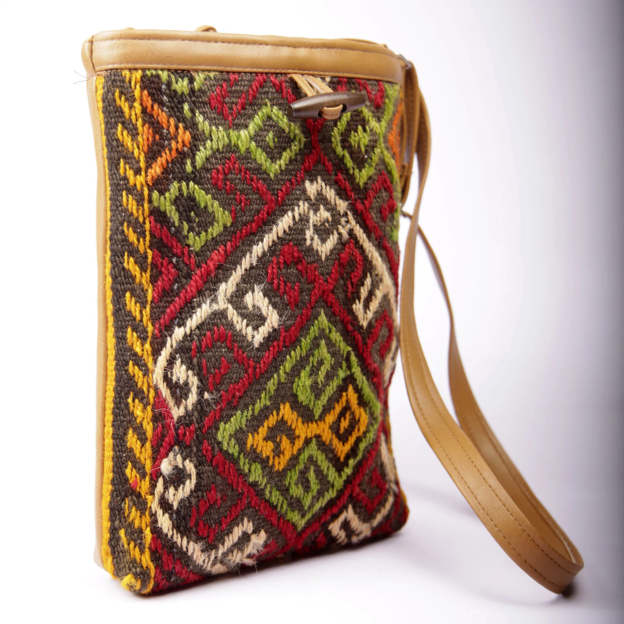 

Vintage Style Ethnic Turkish Boho Shoulder Cross Body Medium Tote Bag,Handmade Kilim Bag,Geometric Bag, Hippie Bag, Shoulder Bag