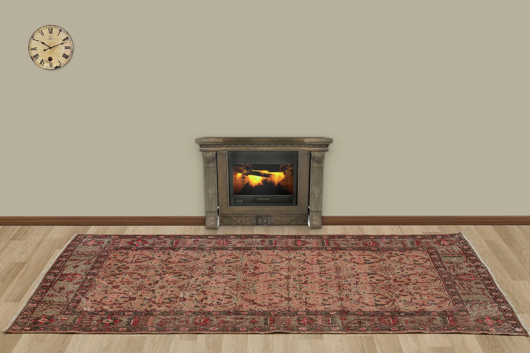 

Hand Woven Tumbled Carpet (7211)106x210