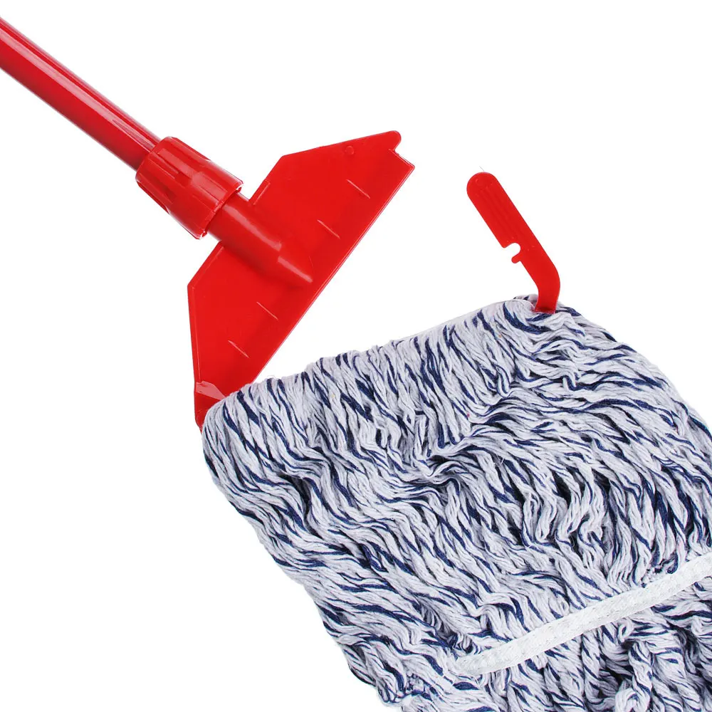 VETTA ШВАБРА ЛЕНТЯЙКА НАСАДКА ХЛОПОК 260ГР. МЕТАЛ.ЧЕРЕНОК 110СМ. ПЛАСТИК / ЛЕГКАЯ