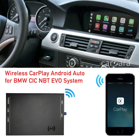BMW CIC CarPlay адаптер для E60 E61 E63 E64 E70 E71 E81 E84 E87 E89 E90 E91 E92 E93 автомобильный экран Обновление Android Авто Коробка