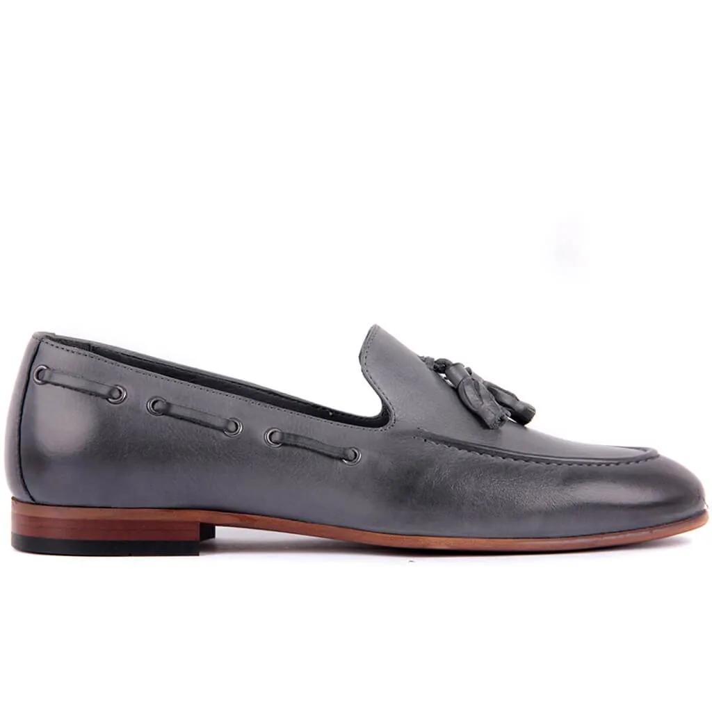 Sail Lakers-Genuine Leather Men Casual Shoes Luxury Mens Loafers Moccasins Breathable Fashion Business Formal Male Office Party Wedding Comfortable