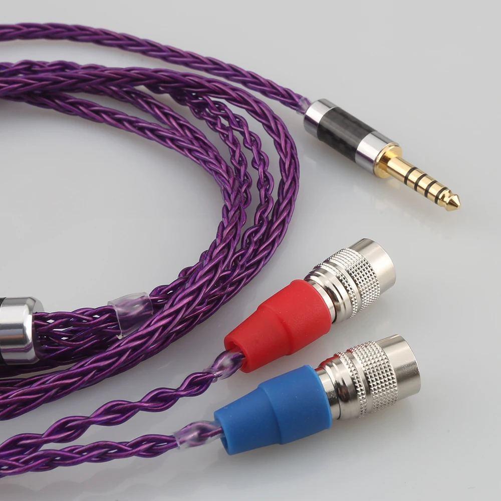 Высококачественные 2 5/3 5/4 4/4pin XLR сбалансированные посеребренные наушники