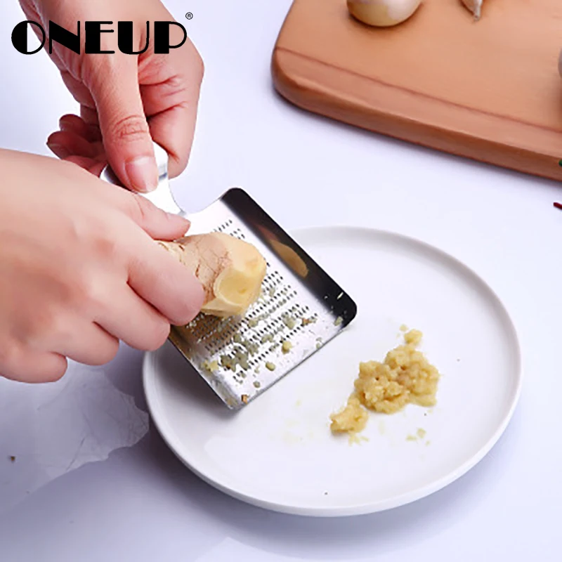 ONEUP нержавеющая сталь пресс для чеснока ручная соковыжималка имбиря