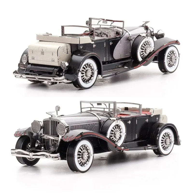 

3D Metal Puzzle 1935 Dusenberg J Type Classic Car Packard 12 Type Classic Car Model KITS Assembly Puzzle DIY Children's Gift Toy