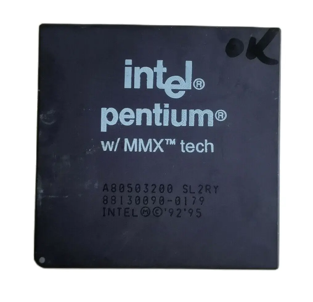Intel Pentium MMX 200 MHz processor sl23w sl2ry sy045 | CPUs