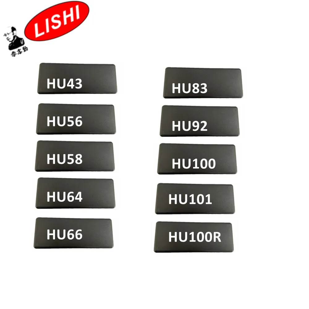 Lishi-Herramienta de bloqueo 2 en 1, accesorio de cerrajero, 2 en 1, HU101, HU100R, HU100, HU92, HU83, HU43, HU56, HU64, 2 en 1