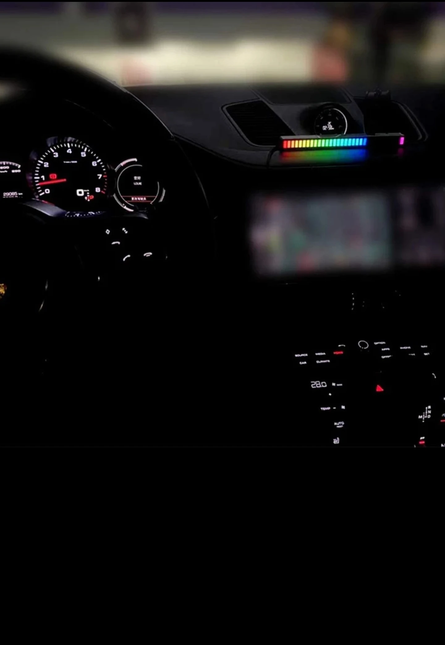 Светодиодная лента с управлением звуком эквалайзер светомузыка разноцветный