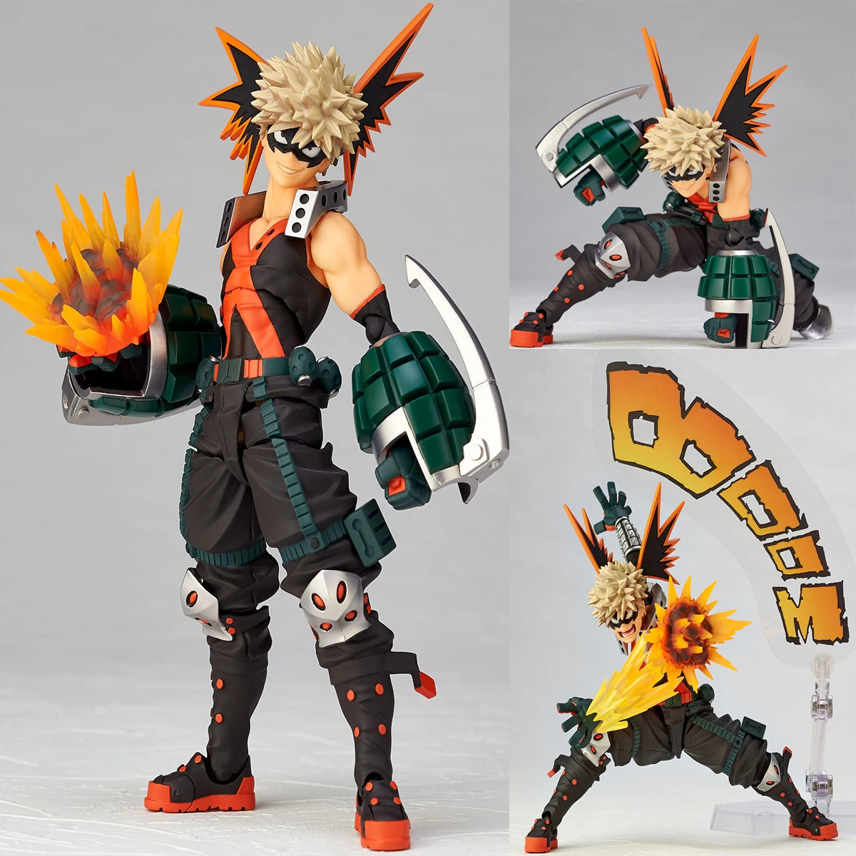 Judai оригинальный KAIYODO Amazing Ямагучи Revoltech мой герой Академии Bakugou Katsuki подвижная