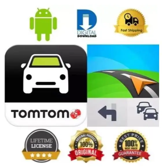 

[2 in 1] TomTom GPS Navigation(Patched) +Sygic GPS Navigation & Maps (Mod Unlocked)
