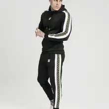 SikSilk спортивный костюм с панельным верхом