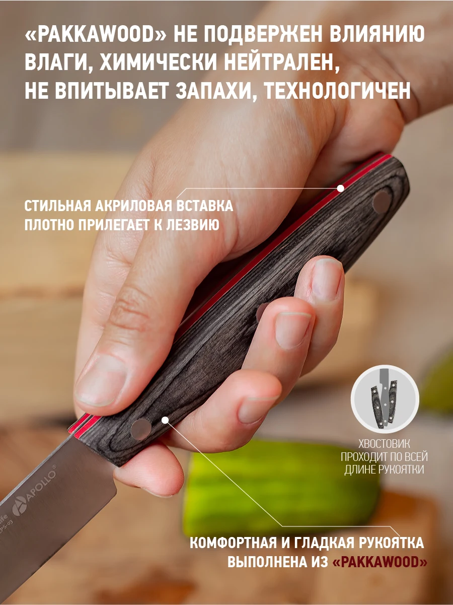 Нож кухонный для мяса APOLLO &quotLampaso&quot | Kitchen Knives