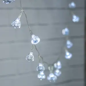 Luminaria Алмазный янтарных светодиодных ламп гирлянды гирляндой для декора дома Рождество Свадебные вечерние Galrand украшения