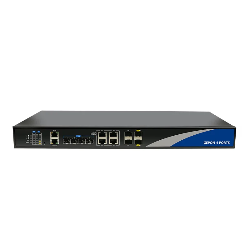[100% Новинка] 4-портовый EPON OLT 1 25G px20 +++ SFP GBIC оборудование для связи управление через