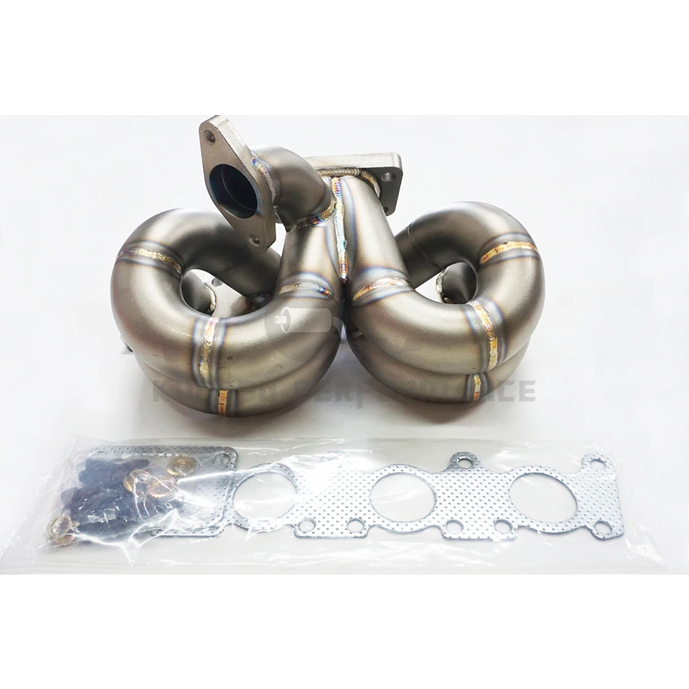 

KUNGFU PERFORMANCE 3mm Thick Schedule 40 Front Mount SS304 Header Turbo Manifold For 98-05 G olf MK4 Au di A4 1.8L FWD