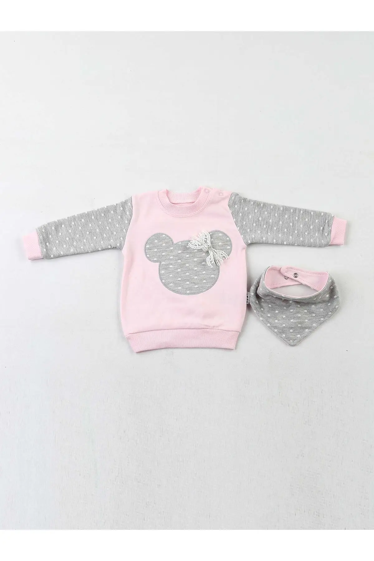 Розовый сезонный комплект из 3 предметов для маленьких девочек | Мать и ребенок
