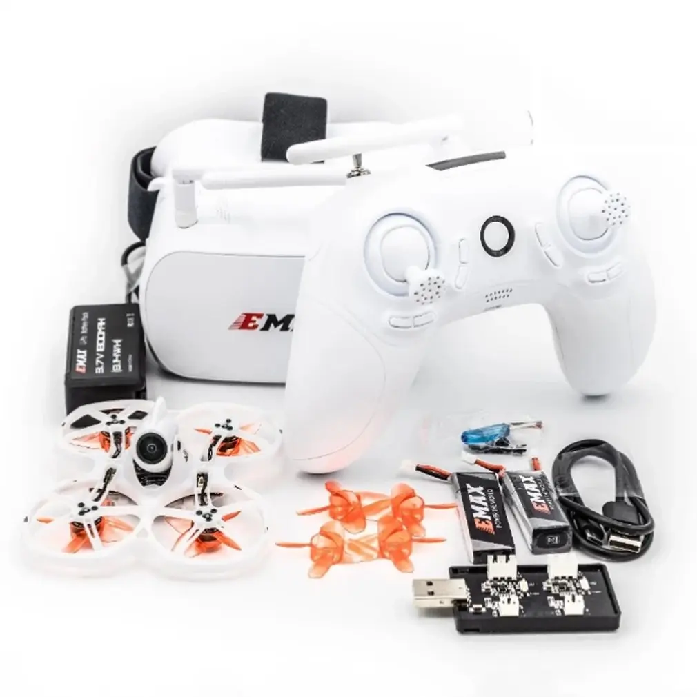 

Комплект гоночного дрона Emax Tinyhawk II RTF/BNF FPV F4 5A 16000KV RunCam Nano2 25/100/200 мВт VTX 1S-2S с защитными очками