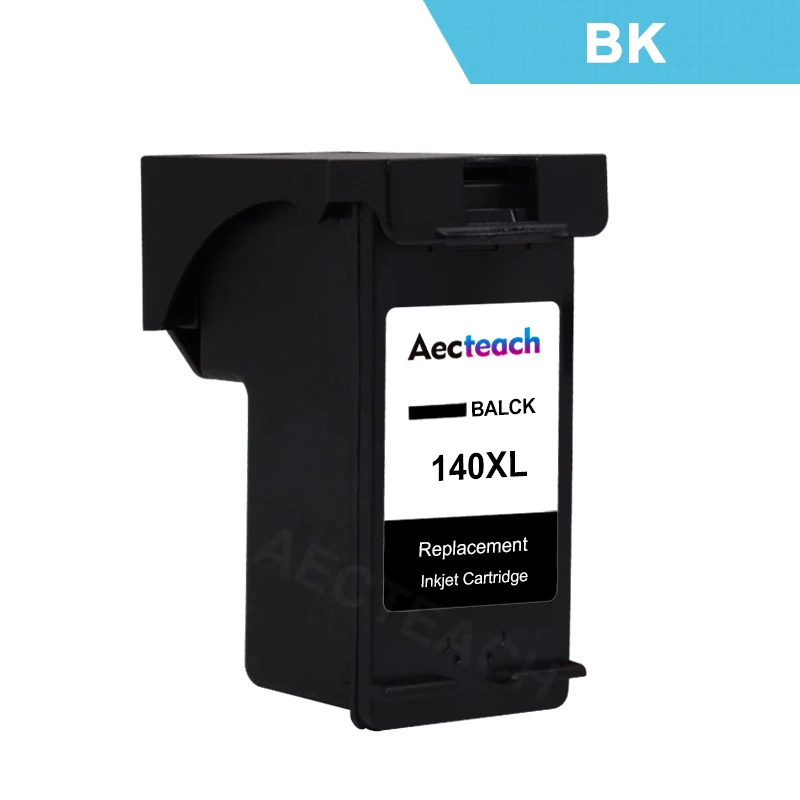 Aecteach Совместимость 140 141 XL чернильный картридж Замена для hp 140 141 Photosmart C4283 C4583 C4483 C5283 D5363 D4263 принтер - Цвет: 140XL Black x 1