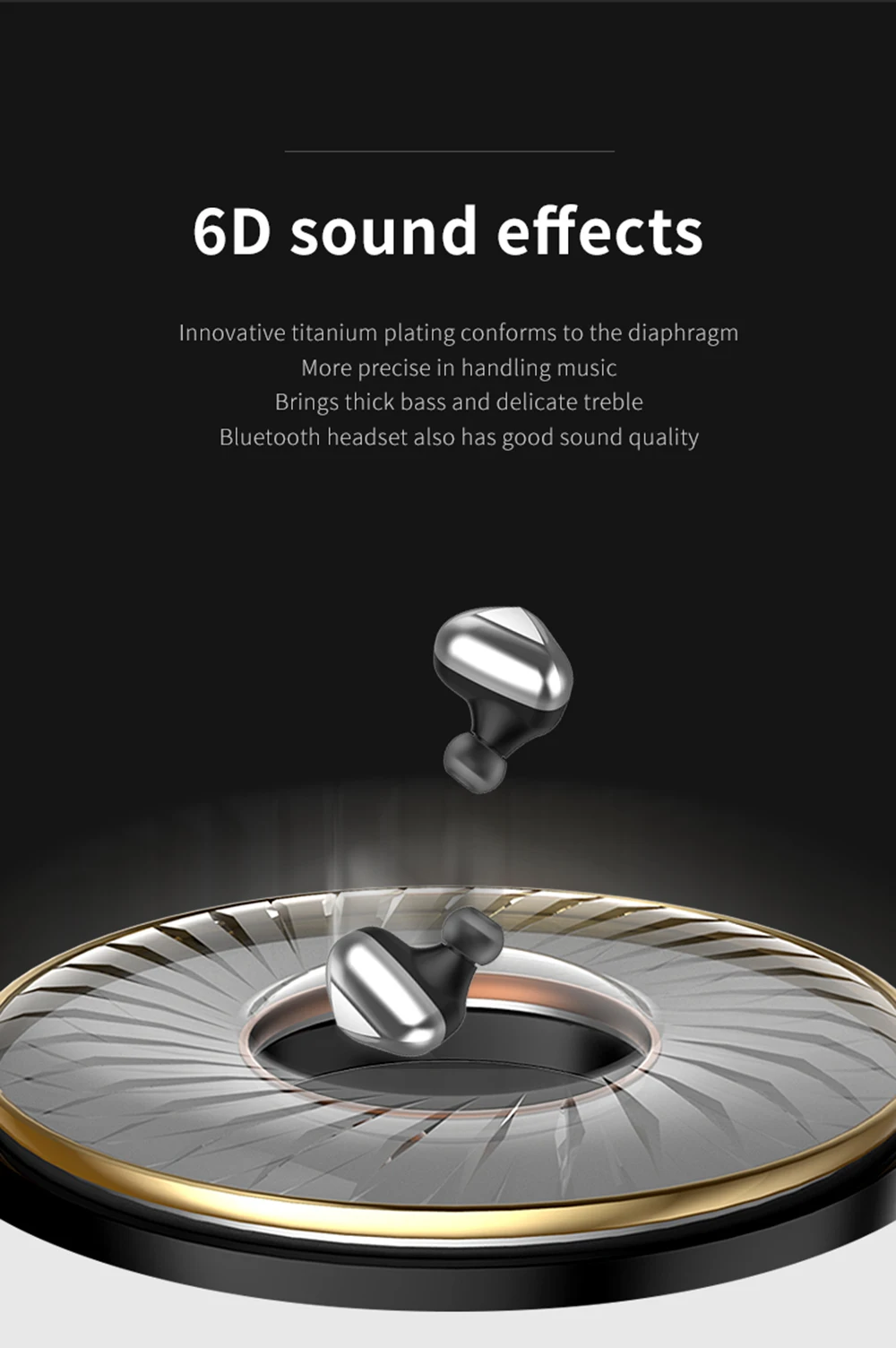 100 шт./лот T50 Беспроводная bluetooth-гарнитура V5.0 гарнитура в ухо Новая беспроводная мини-гарнитура в TWS