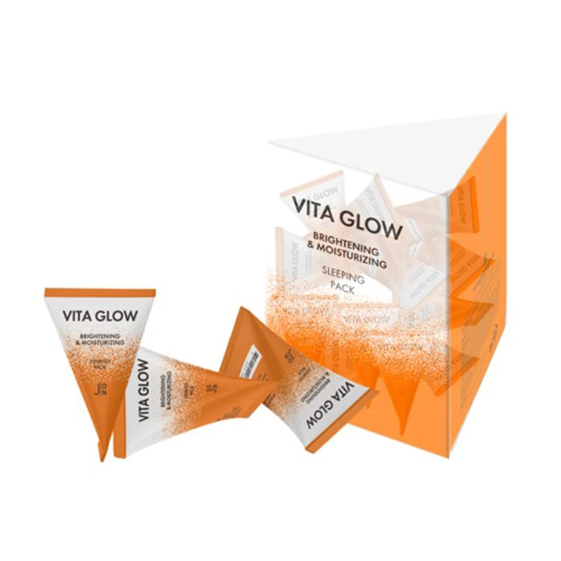 Витаминный набор масок (4 шт) для лица Vita Glow Brightening&ampMoisturizing Sleeping Pack 4 шт * 5 мл -