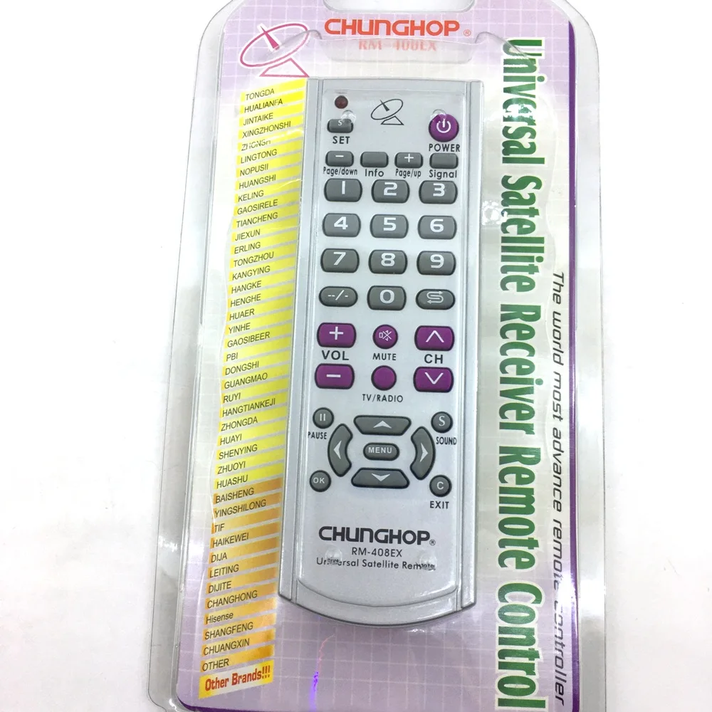 Пульт дистанционного управления универсальный CHUNGHOP RM-408EX [SAT] | Электроника