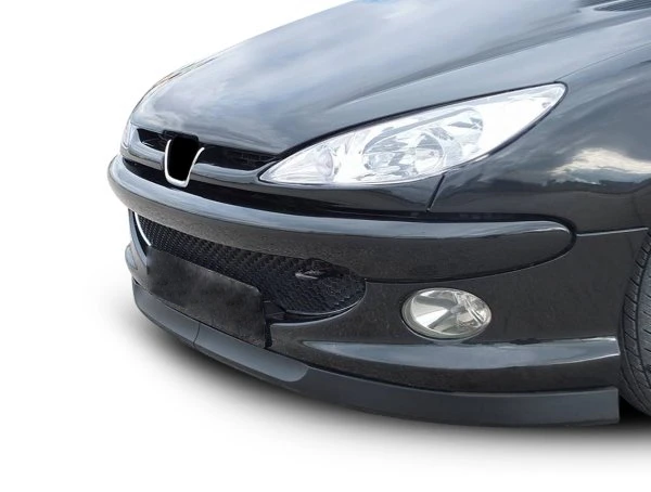Сплиттер для PEUGEOT 206 губа переднего бампера универсальный пластиковый комплект
