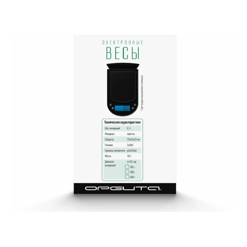 Электронные весы OT-HOW04 100/300/500г Высокая точность 0 01 г Работа с ювелирными