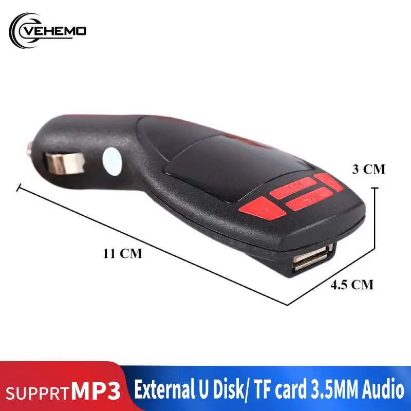 Автомобильный Mp3 FM трансмиттер Vehemo 87 5 108 мгц музыкальный плеер смартфоны премиум