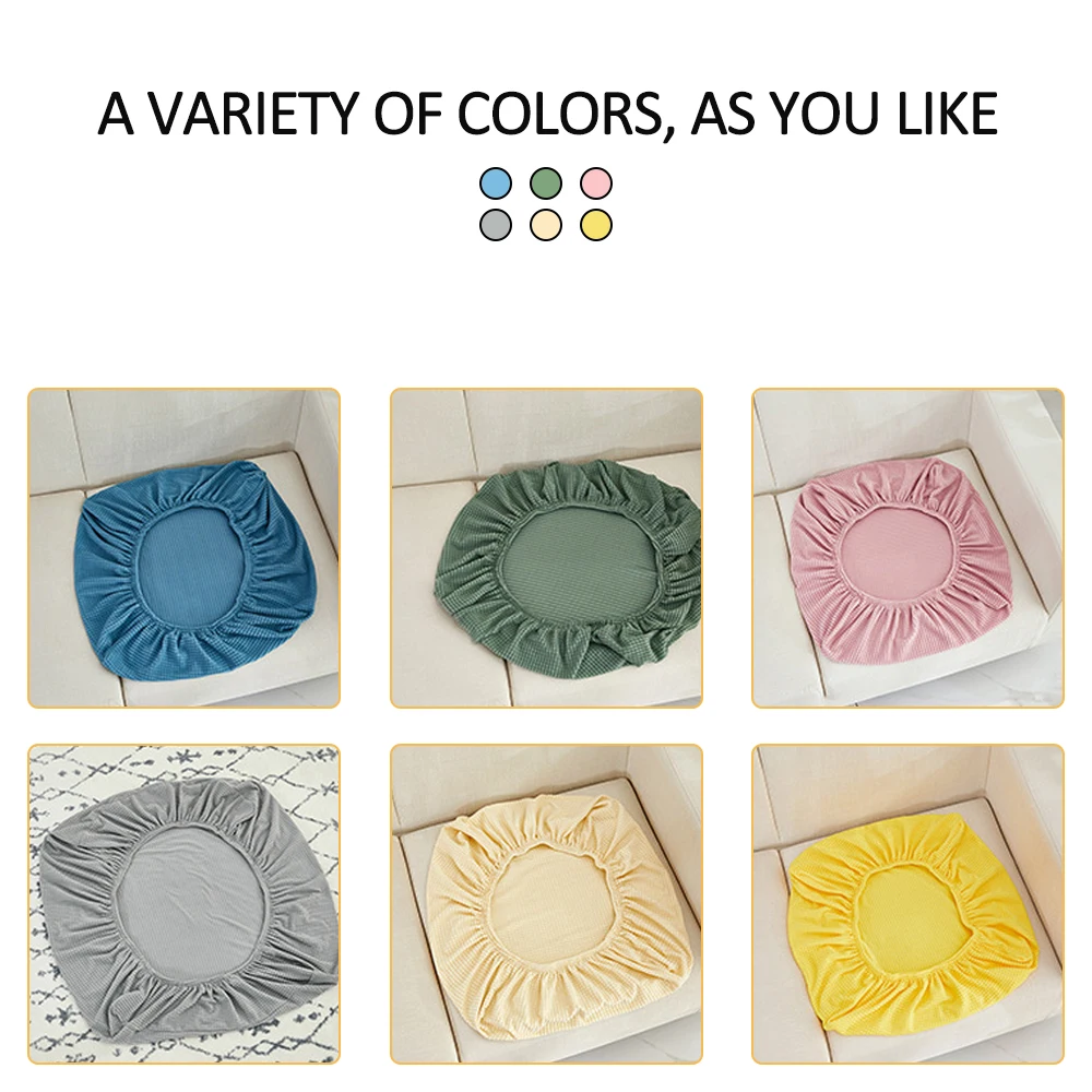 

Sofa Cushion Cover Funiture Protector LivingRoom Jacquard Thick Cushion Cover Sofa Washable Seat Cushion Slipcover Elastic Solid