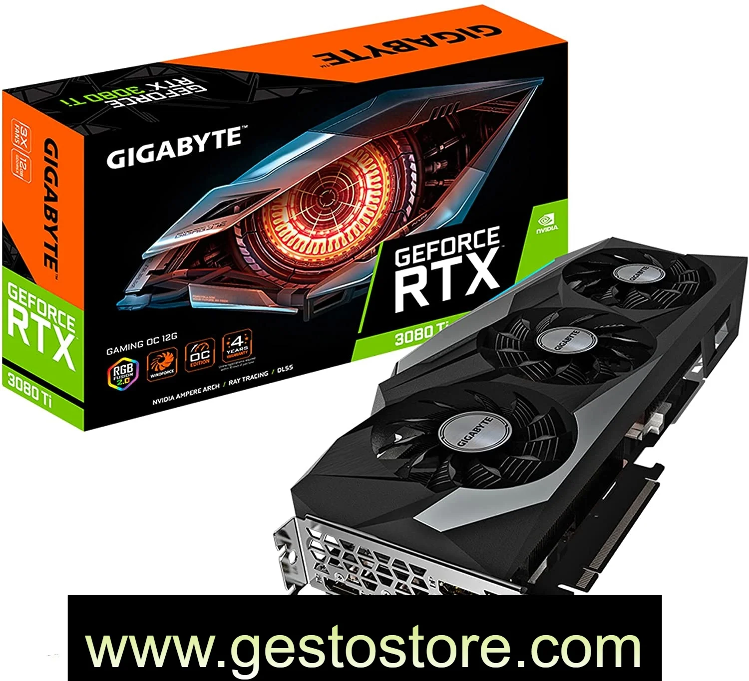 READ DESCRIPTION - GIGABYTE GeForce RTX 3080 Ti Gaming OC 12G Graphics Card 3X – Non LHR