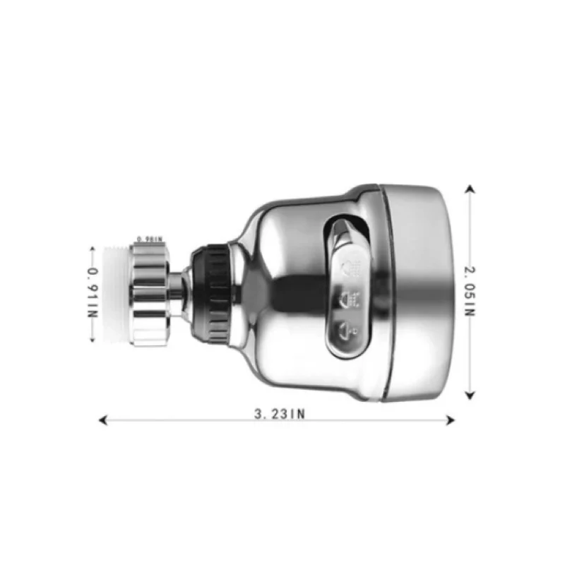 

Trkeli 3 Functions Sink Head 360 Degree Kitchen Home Rotate High Pressure Faucet Nozzle Creative Kitchen Accessories