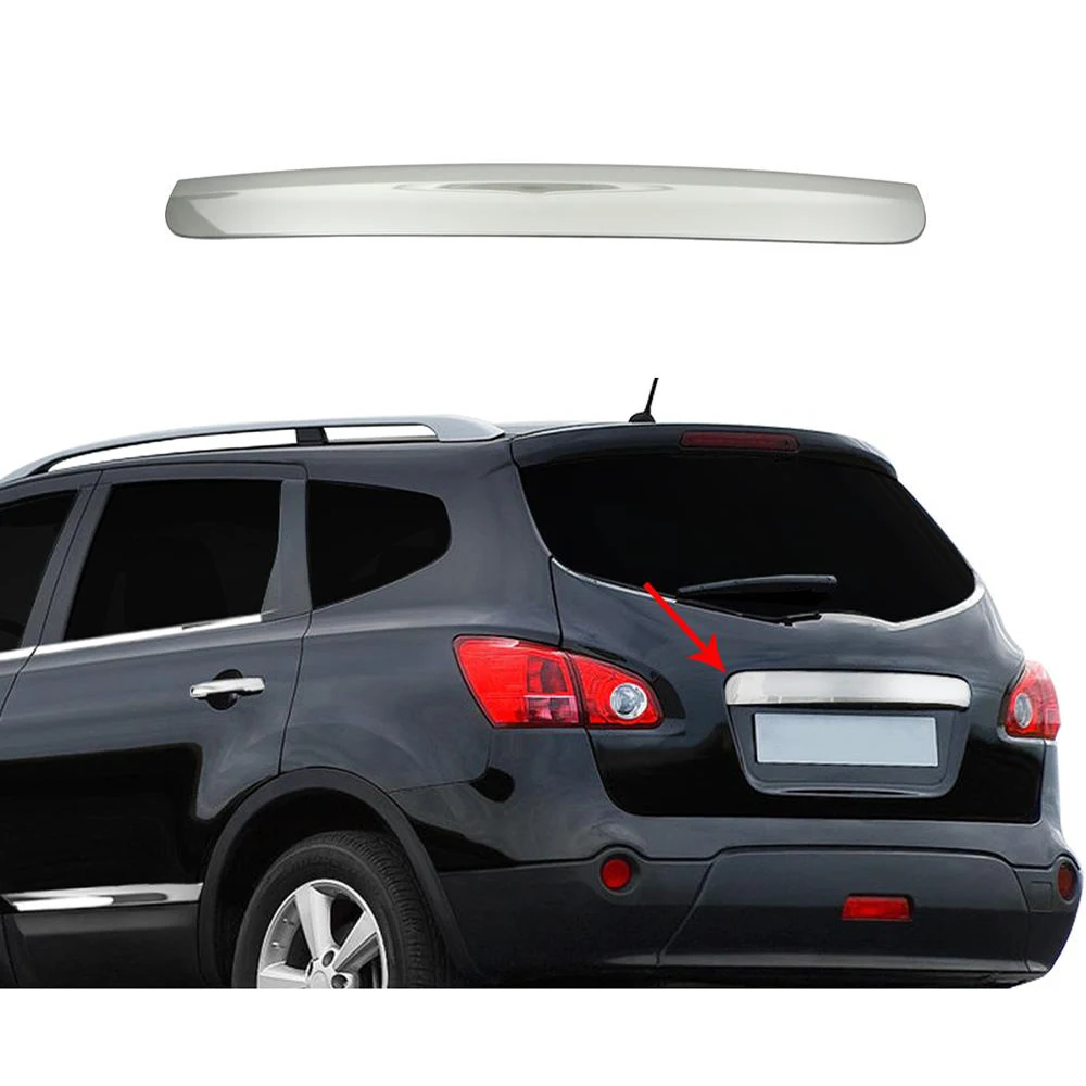 

Хромированная Задняя Крышка багажника Nissan Qashqai Facelift, нержавеющая сталь (2010-2014)