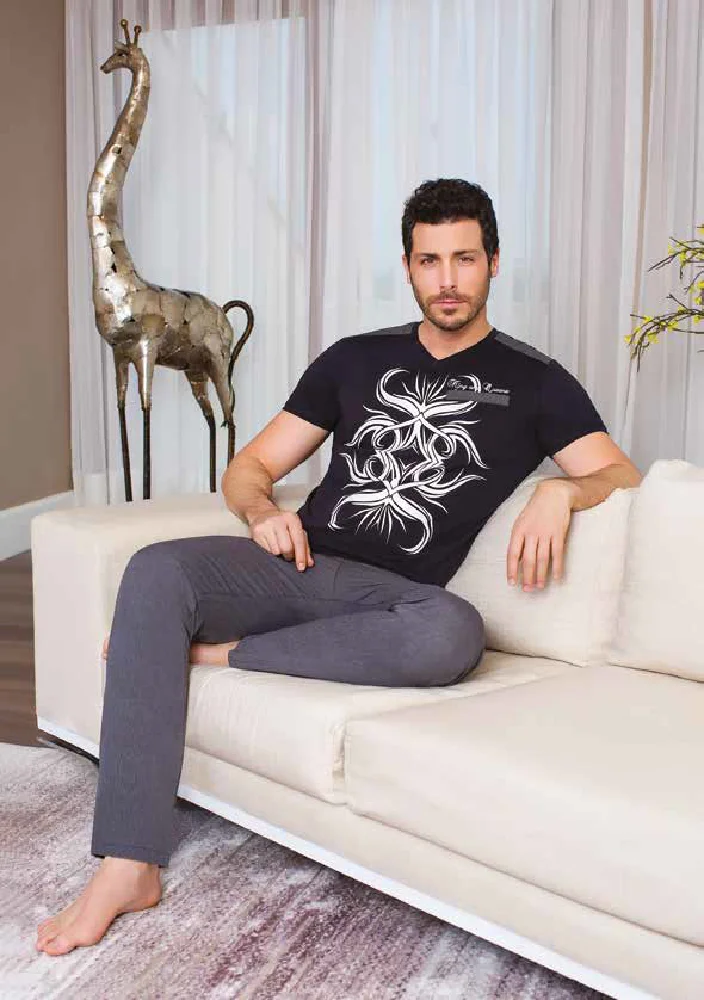 Anne hayali bayan pijama takыmmi manjesetli uzun kol